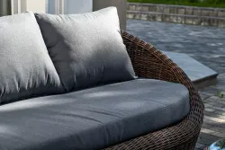 "Барселона" лаунж-зона из искусственного ротанга, цвет коричневый