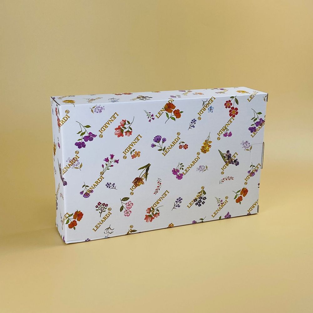 Lenardi 109-244 Овальное блюдо 28,5х18х6см КРОКУС ЗОЛОТО в под.уп.(х12)Фарфор