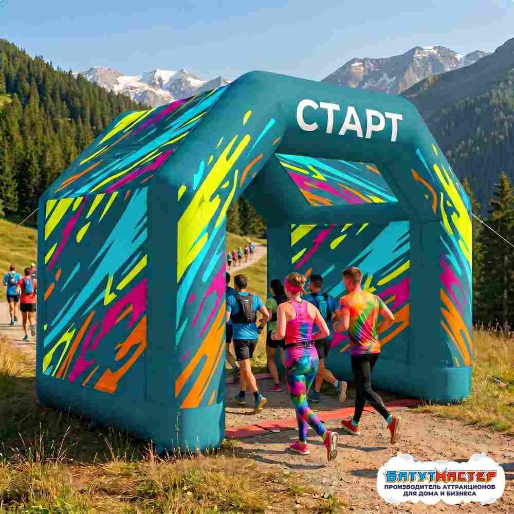 Арка старт финиш «Точка старта», 4×4×3,5 м