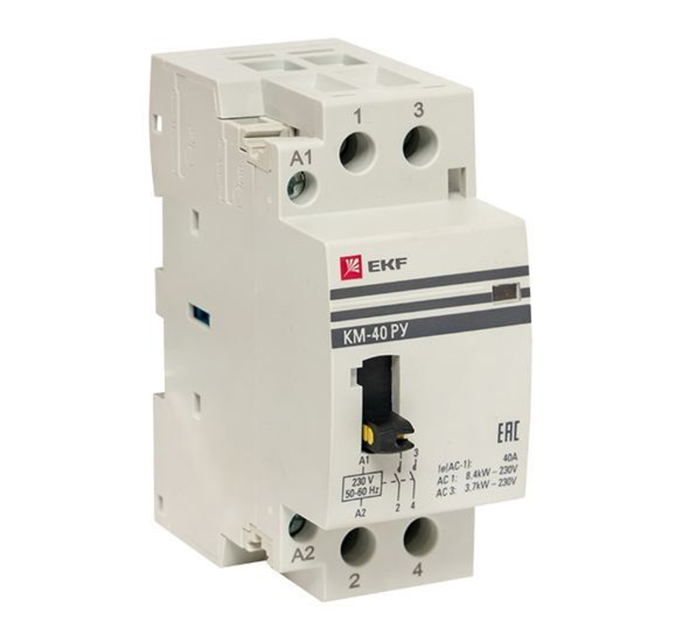 Контактор модульный КМ РУ 63А 2NO (2 мод,) EKF PROxima