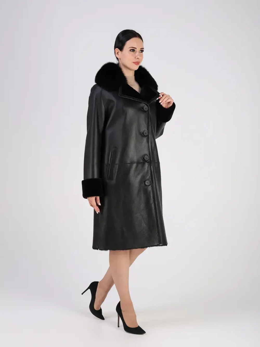 Дубленка зимняя натуральная Турция