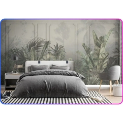 Фотообои на стену Тропические листья 500х270 см Luxury Walls AM39005
