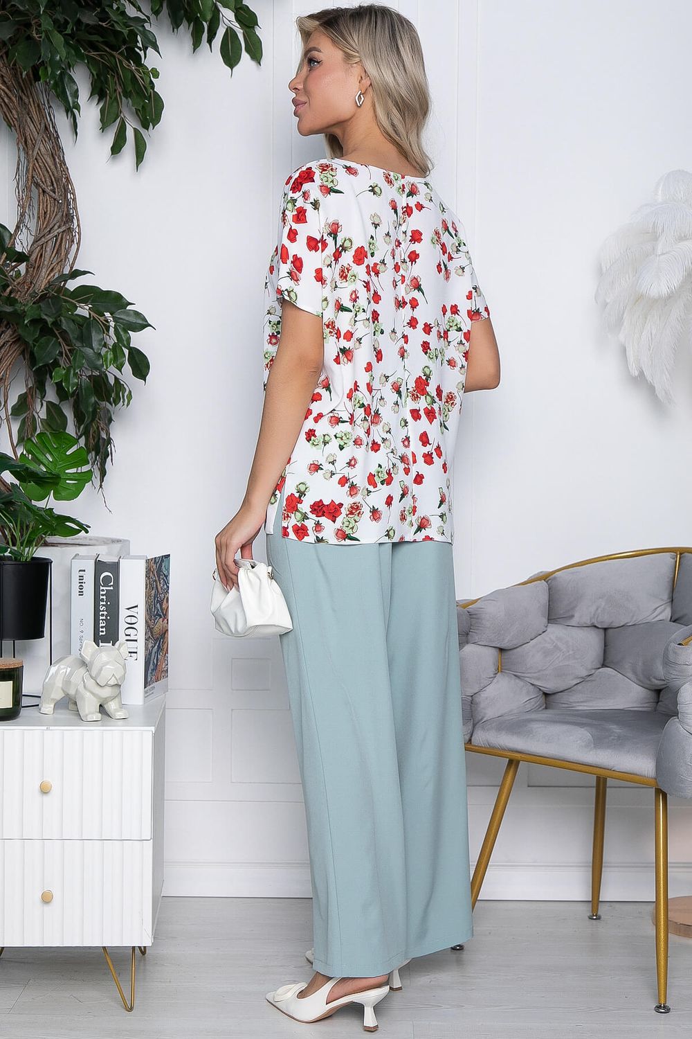 Костюм Шейла (мята/белый) К10408 LT Collection