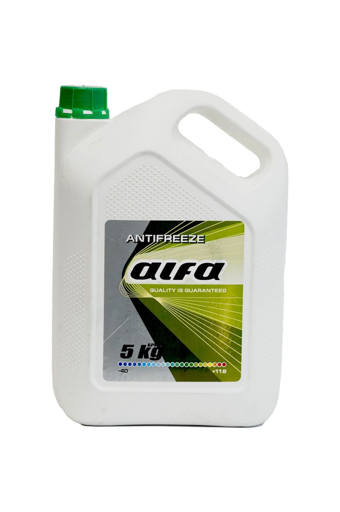 АНТИФРИЗ &quot;ALFA&quot; ЗЕЛЕНЫЙ 5КГ