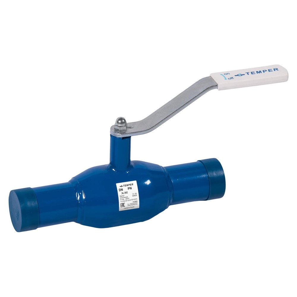 Кран шаровой стальной для воды TEMPER 28220050