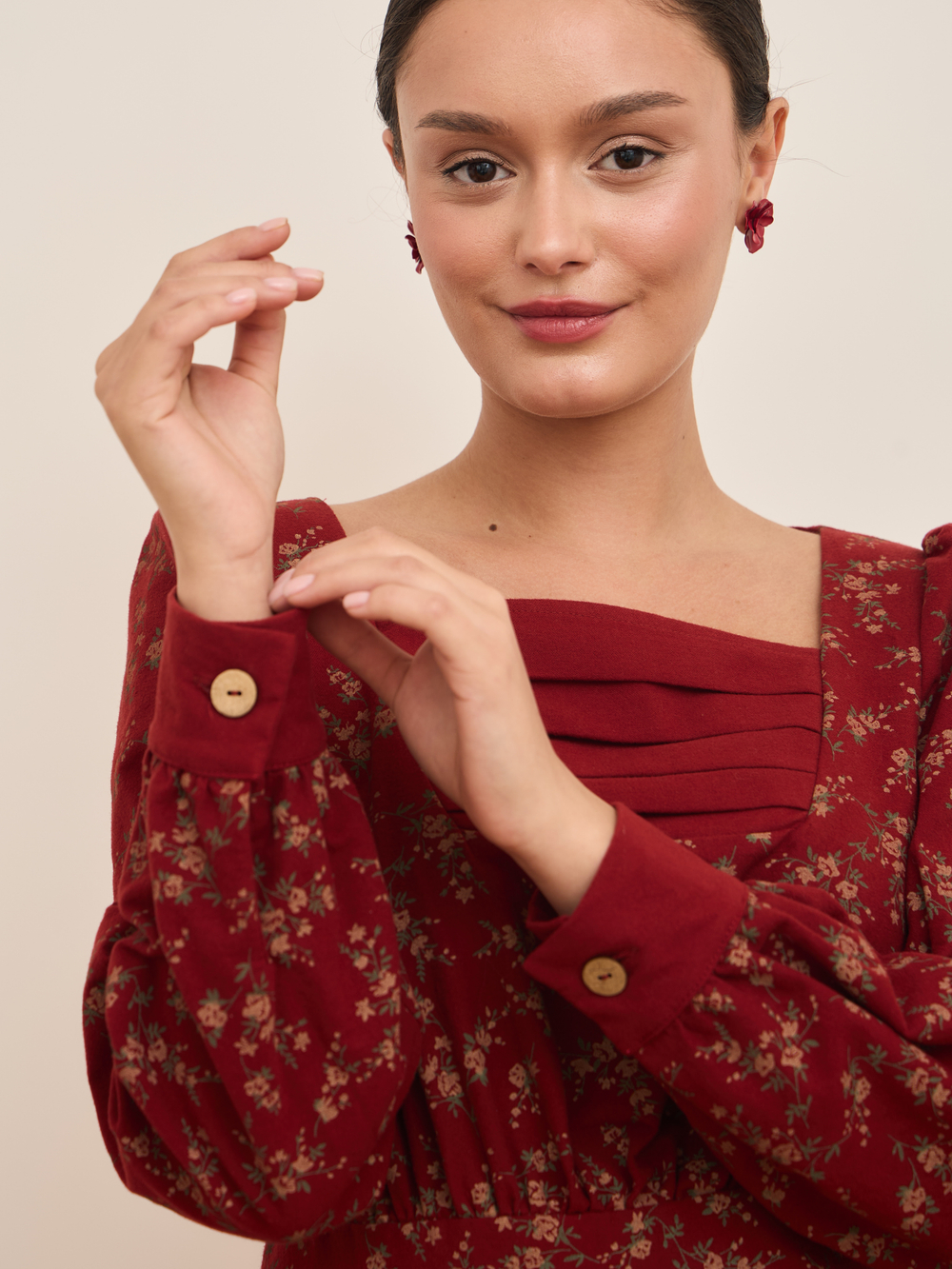 Платье с драпировкой