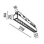 Трековый светильник Technical TR031-2-12W3K-W
