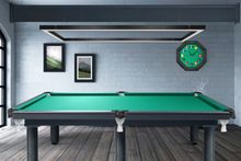 Домашний 2 New СБ 9 (Пул, GRAPHITE New, ДСП, Manchester 45 Yellow green ш1,98м, Х/б сетка, Кожа черная)