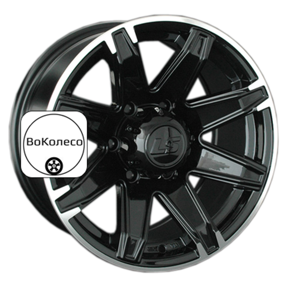 8x17/6x139,7 ET10 D107,1 763 BKL (конус, Колпак+лого) LS