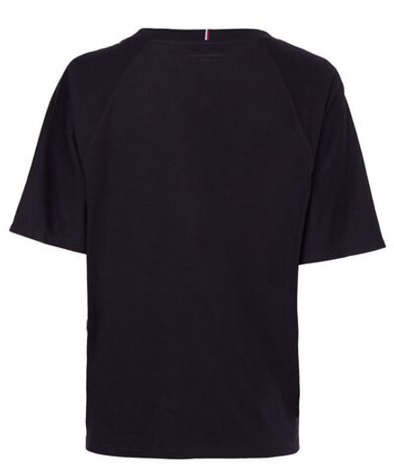 Женская теннисная футболка Tommy Hilfiger Relaxed Graphic Tee - desert sky