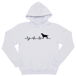 Толстовка "Лабрадор ретривер - сердечный ритм"