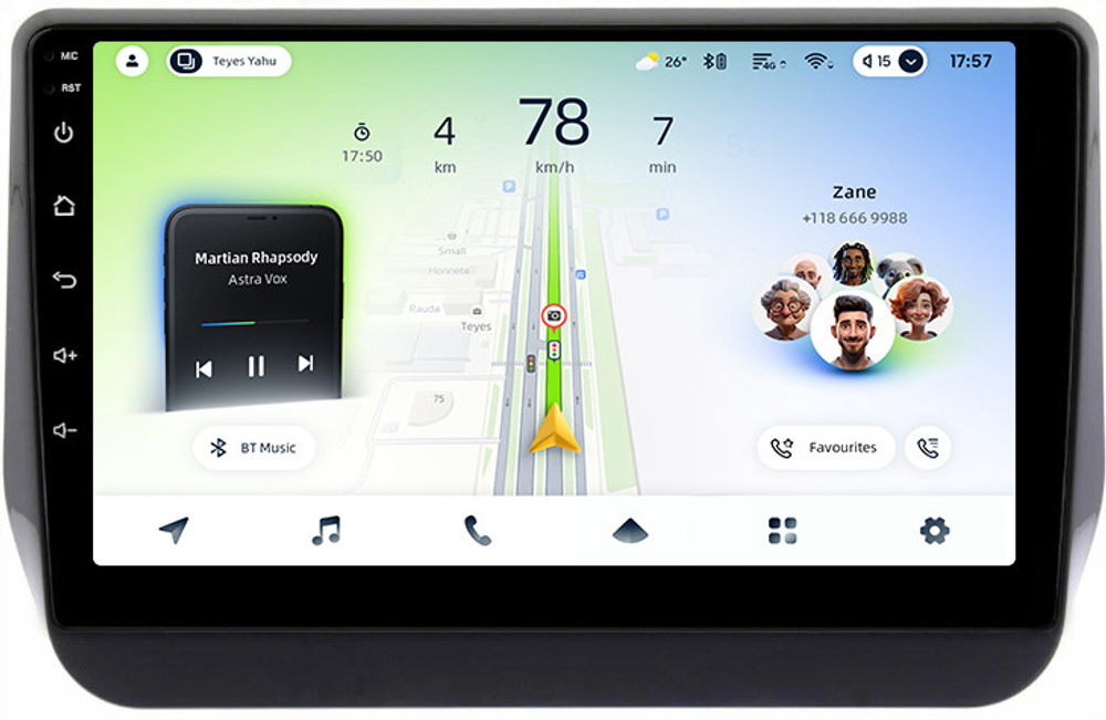 Магнитола для Hyundai H1, Grand Starex, 2018-2022 (ШГУ цветной) - Teyes CC4L монитор 9" IPS на Android 14, Snapdragon 662, CarPlay, 4G SIM-слот