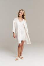 Халат-кимоно из тенселя макси