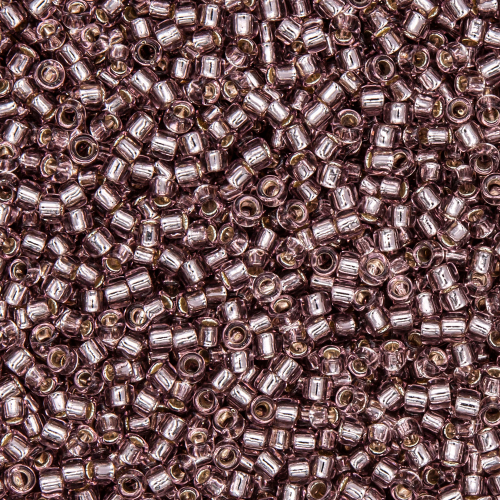 Японский бисер TOHO Round 15/0 (№26), с внутренним серебрением, прозрачный