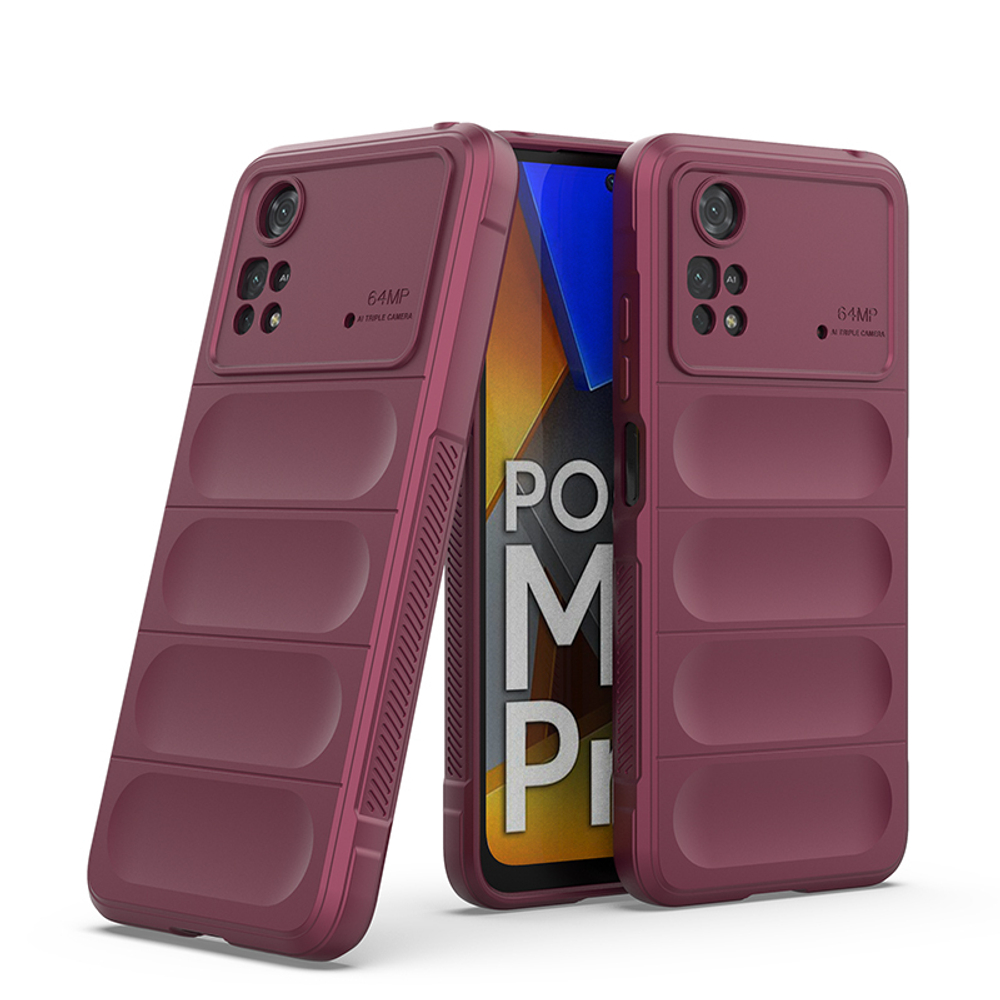 Противоударный чехол Flexible Case для Xiaomi Poco M4 Pro 4G