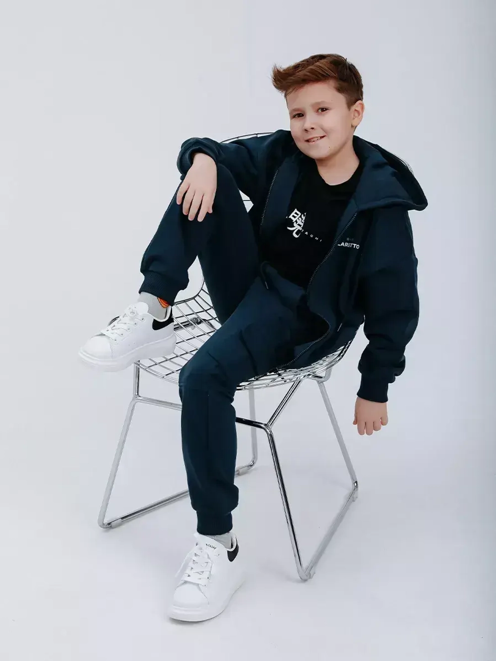Костюм для мальчика в школу, худи и брюки