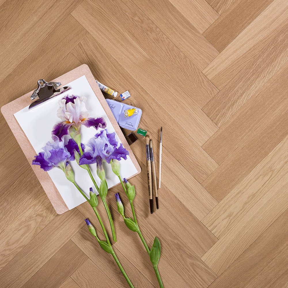 Инженерный паркет Coswick Дуб Сиена Натуральная (Raw Sienna) Шелковое масло ультраматовое