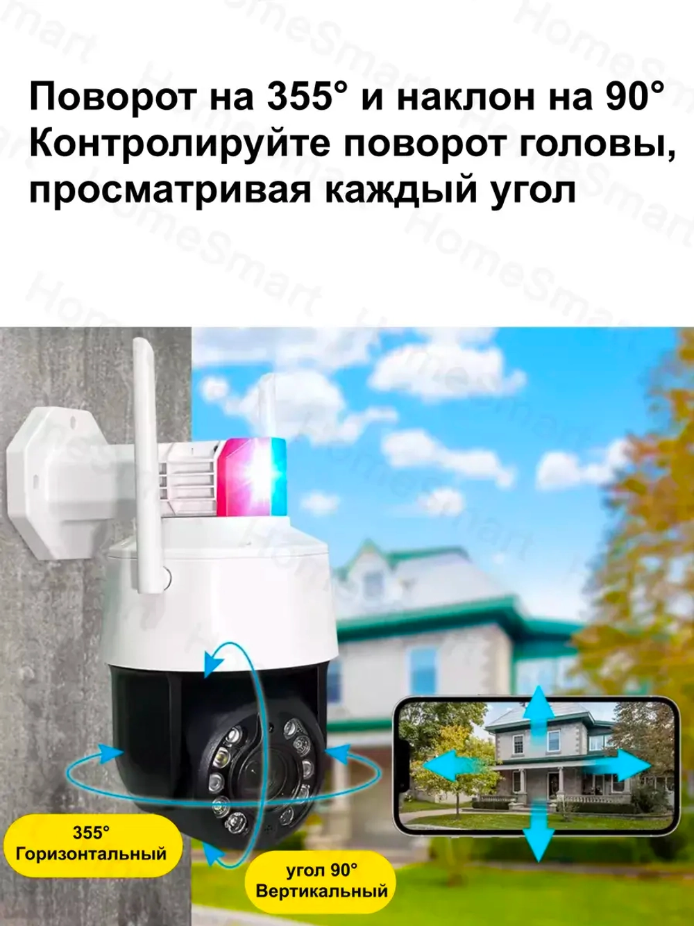 Уличная камера видеонаблюдения 5МП 36Х оптический зум