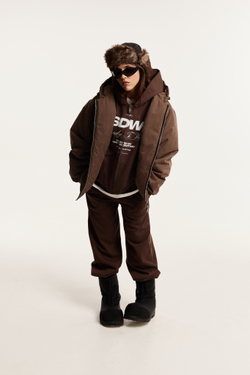 Jacket Peach Brown