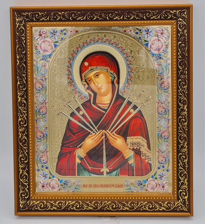 Икона баг.15*18 кон. БМ Семистрел цв/ор/зол/ф(БоГ) 10681481