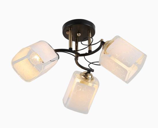 74378/3 GOLD+BLACK (4) Люстра (RL)