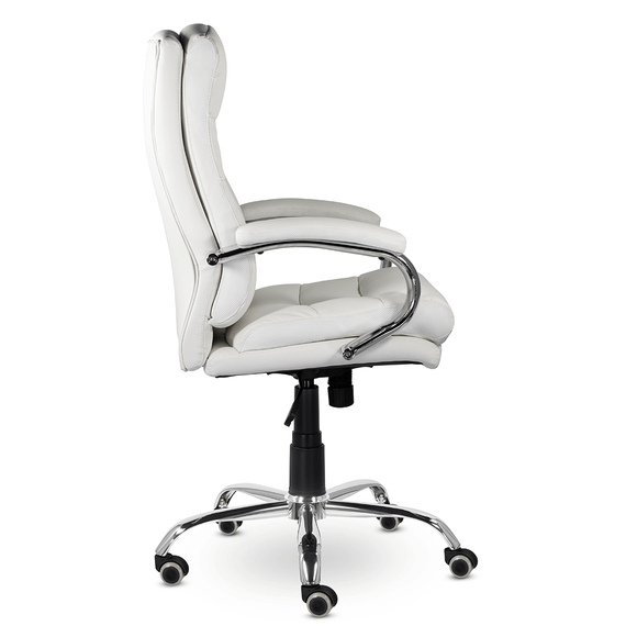 Кресло СН-707 Бруно В хром ХДП Ср S-0402/Е01-к (белый)