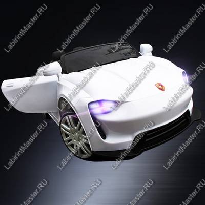 Детский электромобиль "Porshe" белый