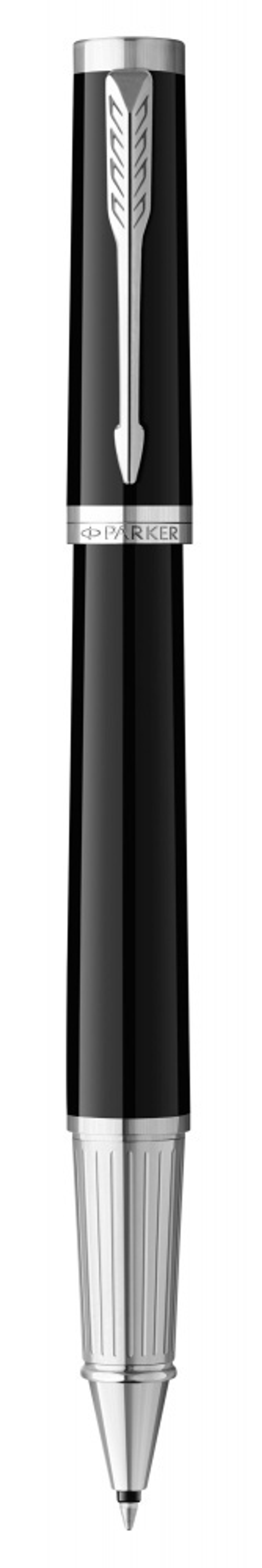 Ручка-роллер Parker "Ingenuity Black CT" стержень:F, цвет чернил: black, в подарочной упаковке.