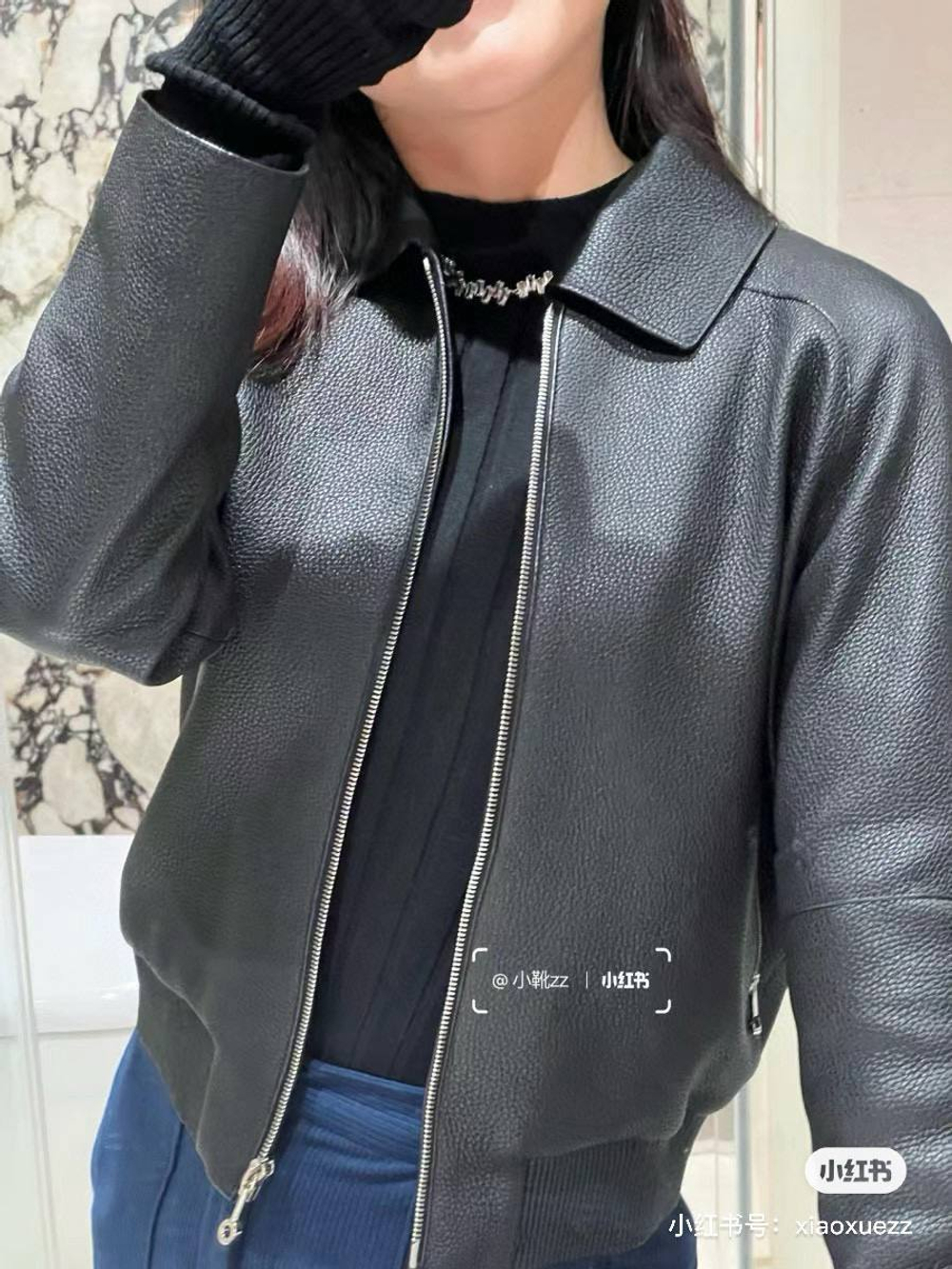 Кожаная куртка Hermes