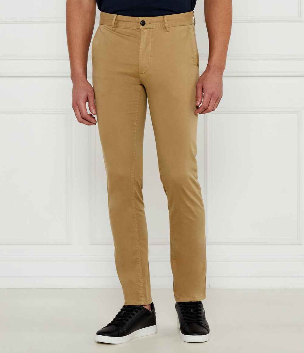 Чиносы BOSS ORANGE - оливковый(50510933)