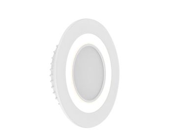 Светодиодный встраиваемый светильник (3 режима) круглый S340/8+4 белый/тёплый Ambrella