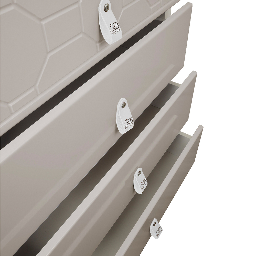 Пеленальный комод Sweet Baby Nuovo Кашемир/белый