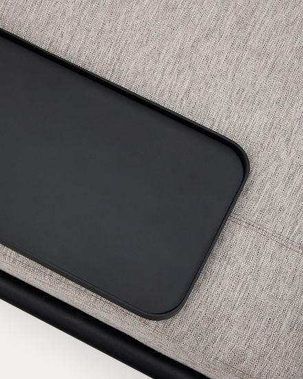 Диван 3-х местный Compo c маленьким подносом серый