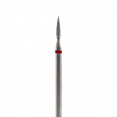 Фреза алмазная Пламя, 14 мм, красная