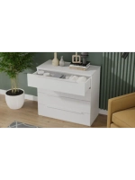 Комод для одежды Белый Жемчуг 90х45х84 см