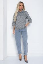 Джемпер Эдельвейс (черно-серая) Б12404-18 LT Collection