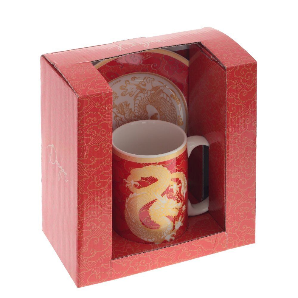 GAEM Кружка с тарелкой, 500 мл, L20 W20 H13 см