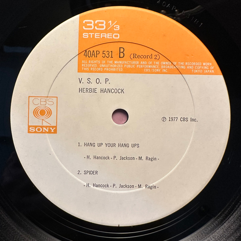 Herbie Hancock - V.S.O.P. 2LP (Япония 1977г.)