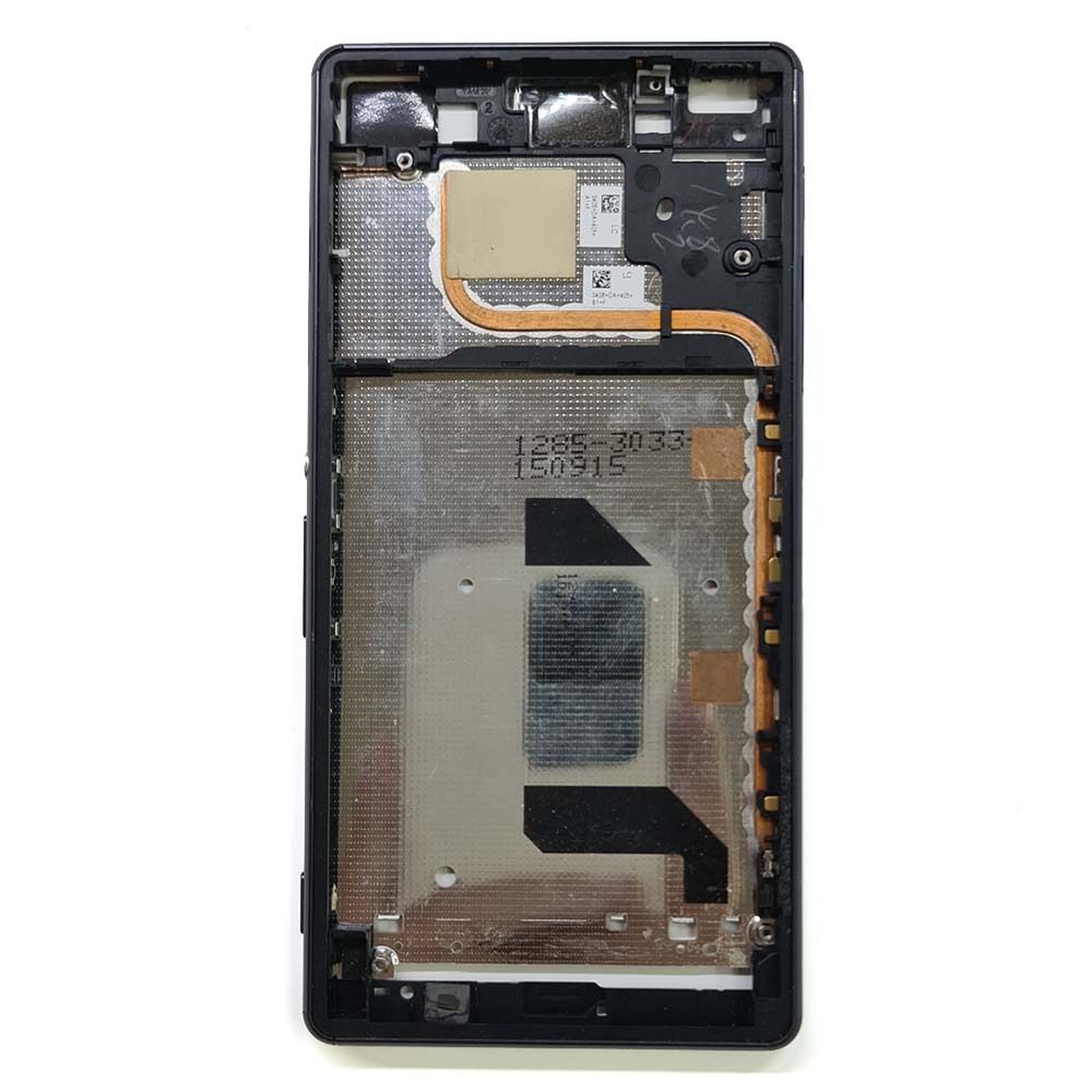 Рамка дисплея для телефона Sony Z3 Dual (D6633), Черная