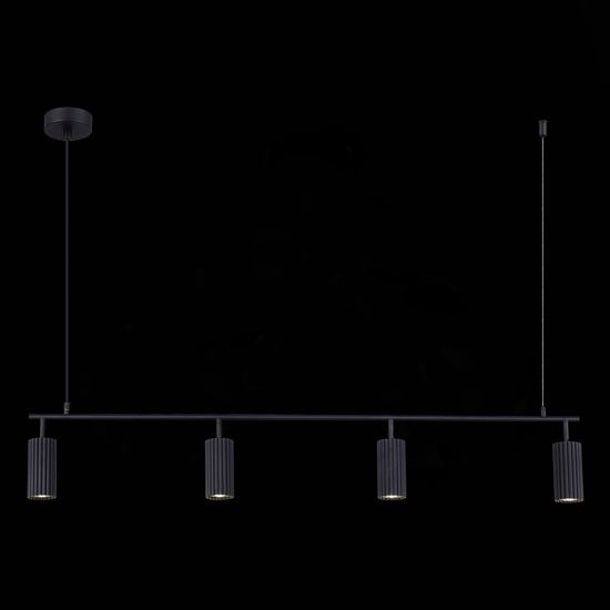 SL1213.403.04 Светильник подвесной ST-Luce Черный/Черный GU10 4*5W 4000K KENDO