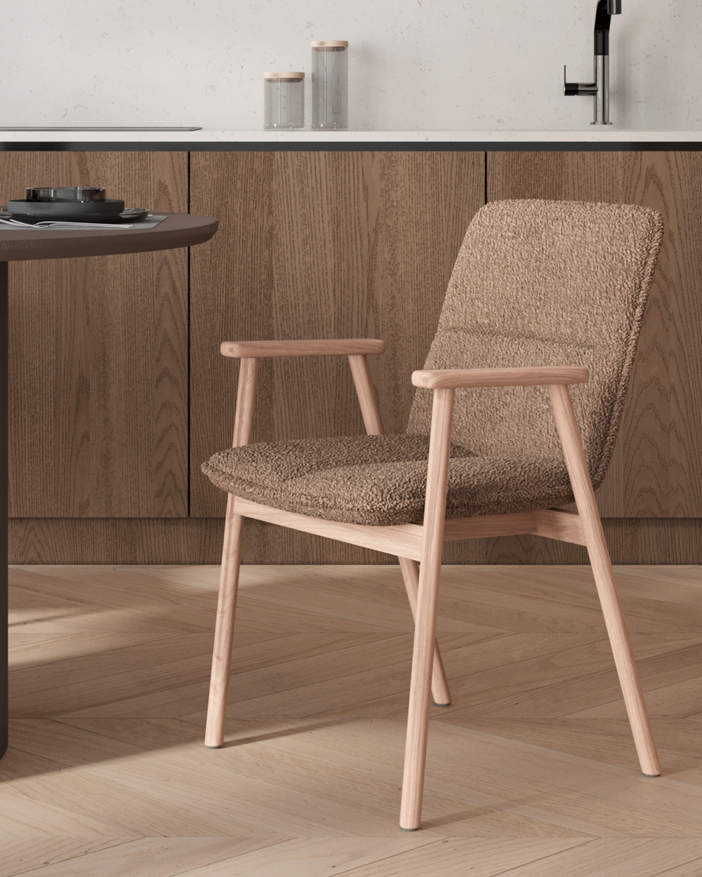 Стул обеденный Philo коричневый