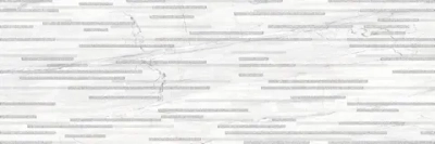 Декоративная плитка ALMA Ceramica DWU93SGP17R Singapore 30x90 серая / белая глянцевая под мозаику