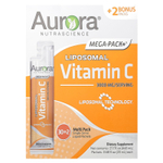 Aurora Nutrascience, Mega-Pack+, липосомальный витамин C, 3000 мг, 32 пакетика по 20 мл (0,68 жидк. унции)
