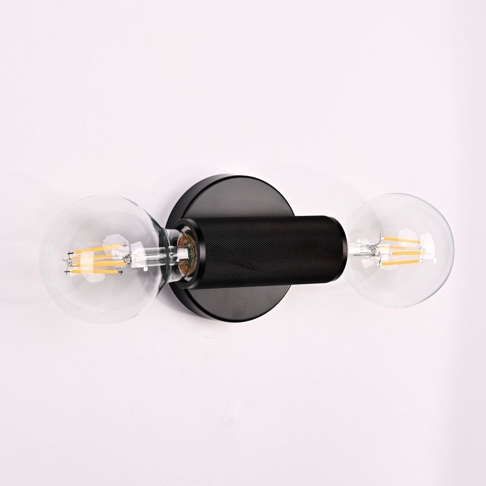 Бра Rh Utilitaire Inline Sconce Black By Imperiumloft