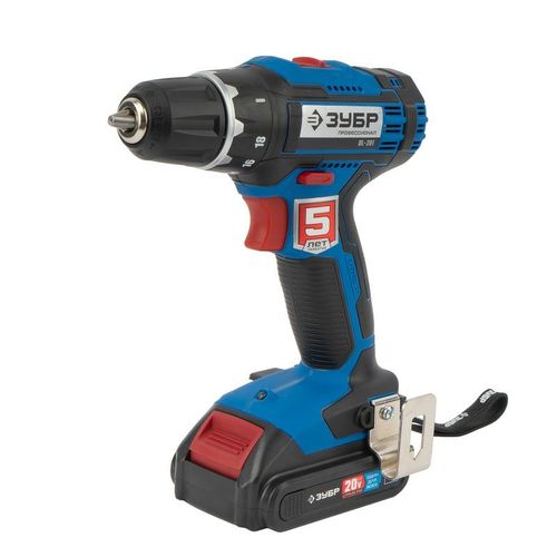 Шуруповерт Зубр DL-201-22 20В 2х2 Ач