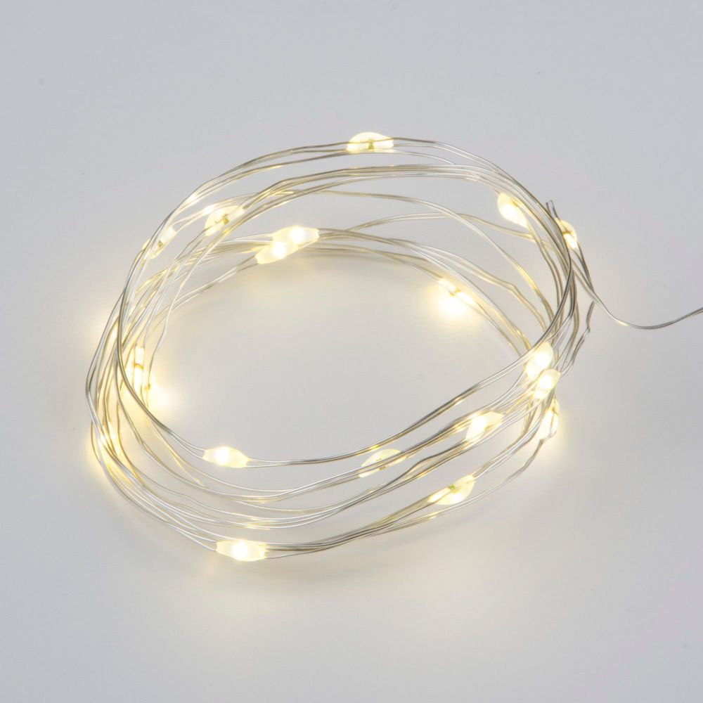 ULD-S0200-020-SСB-2AA WARM WHITE IP20 DEW Гирлянда светодиодная на батарейках 2AA не в-к. Роса. 2м. 20 светодиодов. Теплый белый свет. Провод медный. TM Uniel