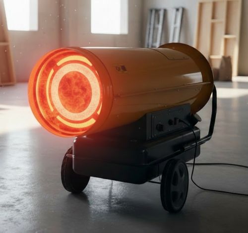 Тепловая пушка дизельная OURMASTER D 360 - прямого нагрева / 100 кВт / промышленная