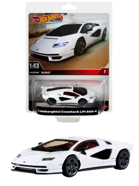 Машинка Хот Вилс Премиум Lamborghini Countach HMD49