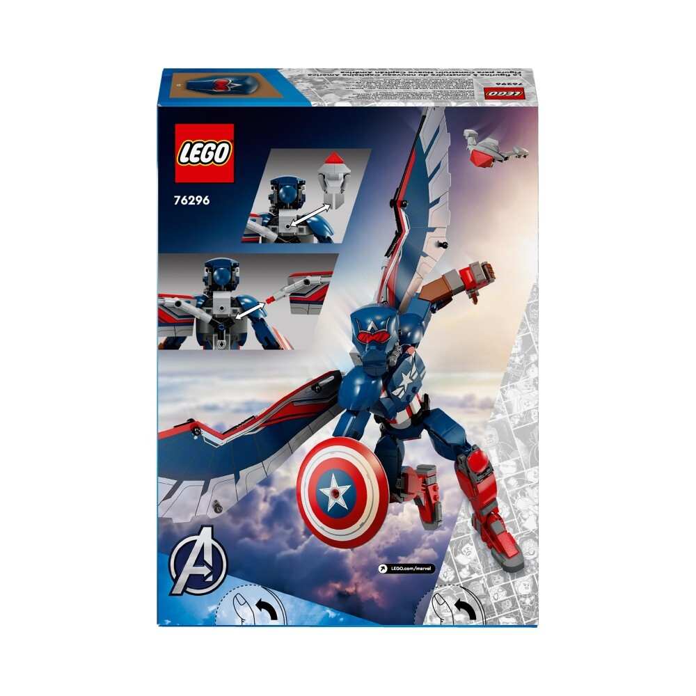 LEGO Marvel Super Heroes / Новая фигурка Капитана Америки/ 76296
