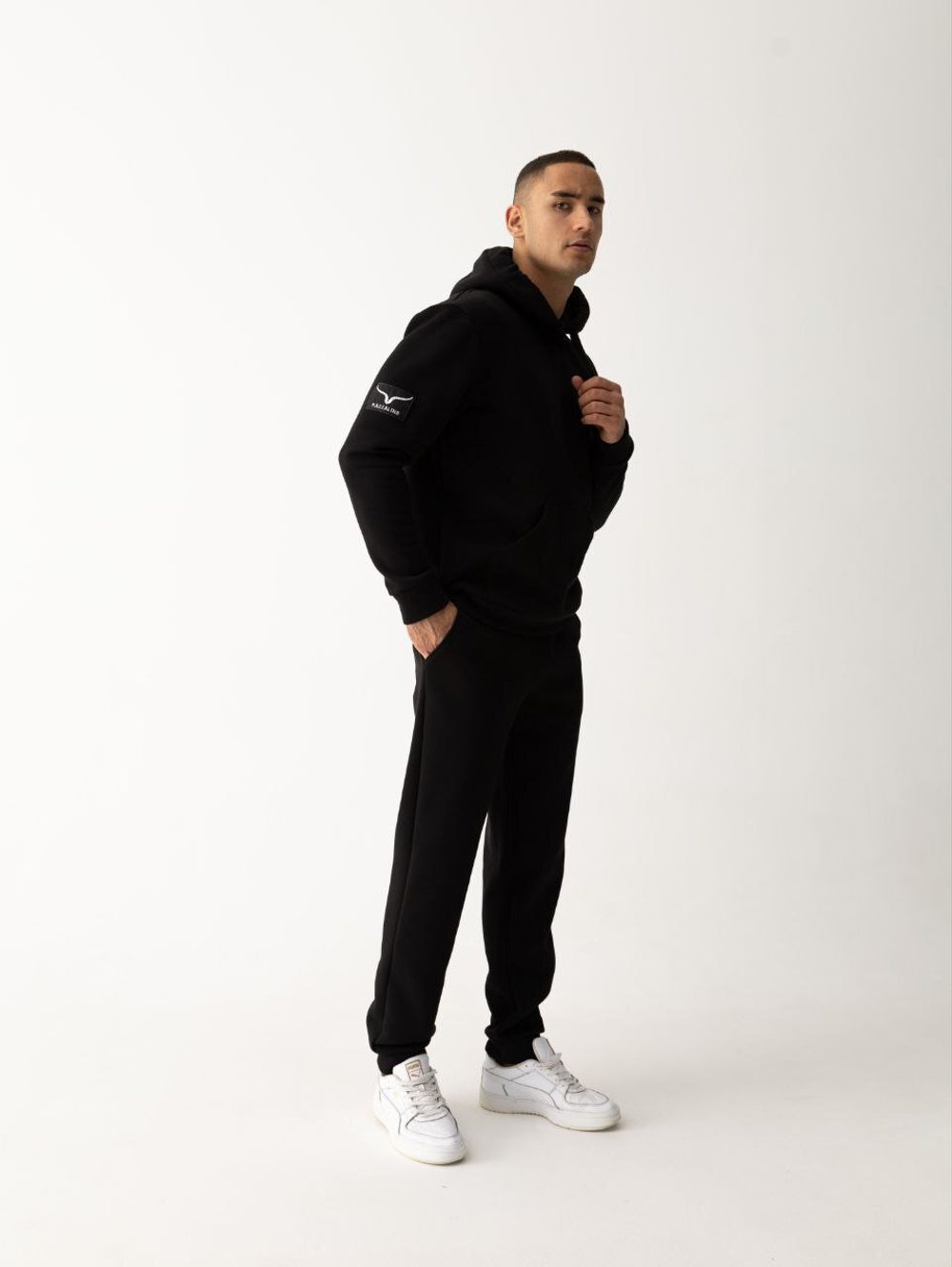 Костюм мужской спортивный теплый. Уголь